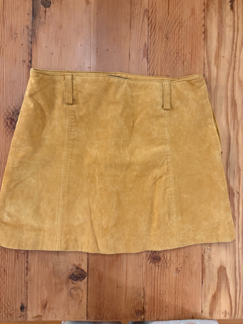 Zara Vegan Suede Mini Skirt